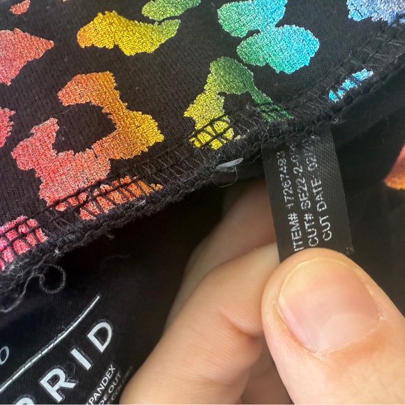 Torrid Multicolor Leopard Print Bike Shorts - Picture 6 of 6